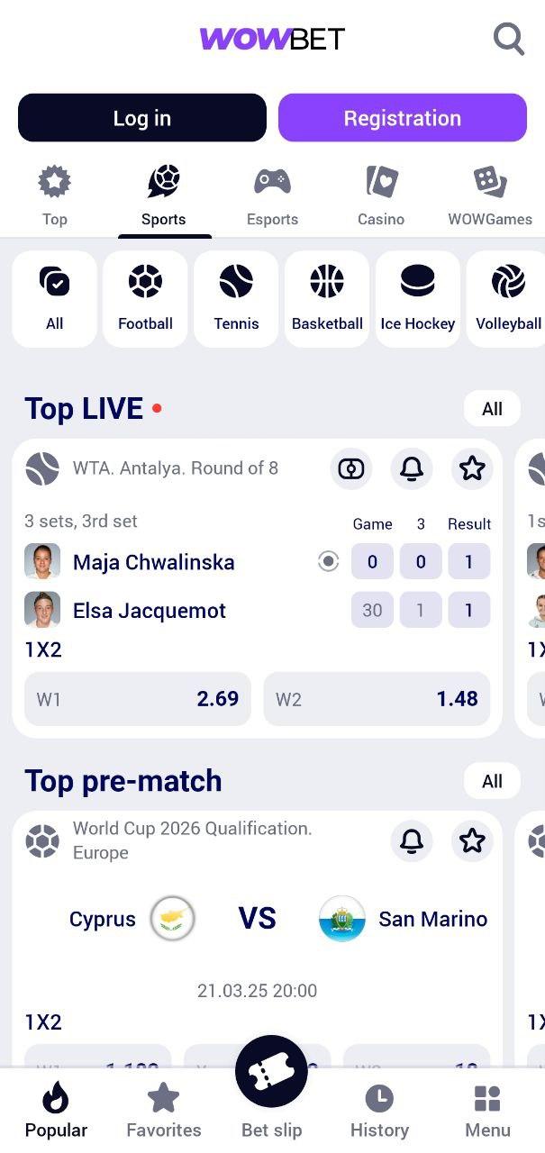 Вход в Wowbet Все, что нужно знать для успешного старта
